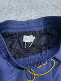 GO-STONE High street fashion RHUDE letter printed hip-hop casual pants beach pants men's five quarter shorts
