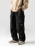GO-STONE Vintage Baggy Hiking Cargo Pants Men Waterproof Casual Sport Jogging Sping Summer Parachute Pants Outdoor Wide Leg Trousers
