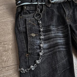 GO-STONE Y2K Micro La Retro Wide Jeans 2006 Leg Pants New High Waist Harajuku Loose Embroidered Women Jeans with Rock Punk Style