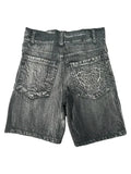 GO-STONE American Retro New Y2K Antique Patchwork Embroidered Irregular Denim Shorts For Men And Women Loose Harajuku Casual Men's Shorts