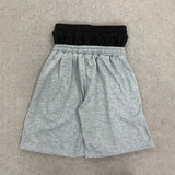 GO-STONE Summer Fashion Trend AK Printed Shorts Fake Two-Piece Double Waistband Casual Versatile Loose Five-Quarter Pants