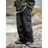 GO-STONE Vintage Baggy Hiking Cargo Pants Men Waterproof Casual Sport Jogging Sping Summer Parachute Pants Outdoor Wide Leg Trousers