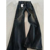 GO-STONE Classic Retro Flare Denim Men's Jeans Bootcut Stretch Cotton Men's Pants Vintage Style Unique Nostalgic Comfort Casual Slim
