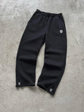 GO-STONE New Y2K Pants Personalized Pant Leg Zipper Embroidery Hip Hop Casual Joggers Men Pants Retro Straight Pants Tracksuit Streetwear